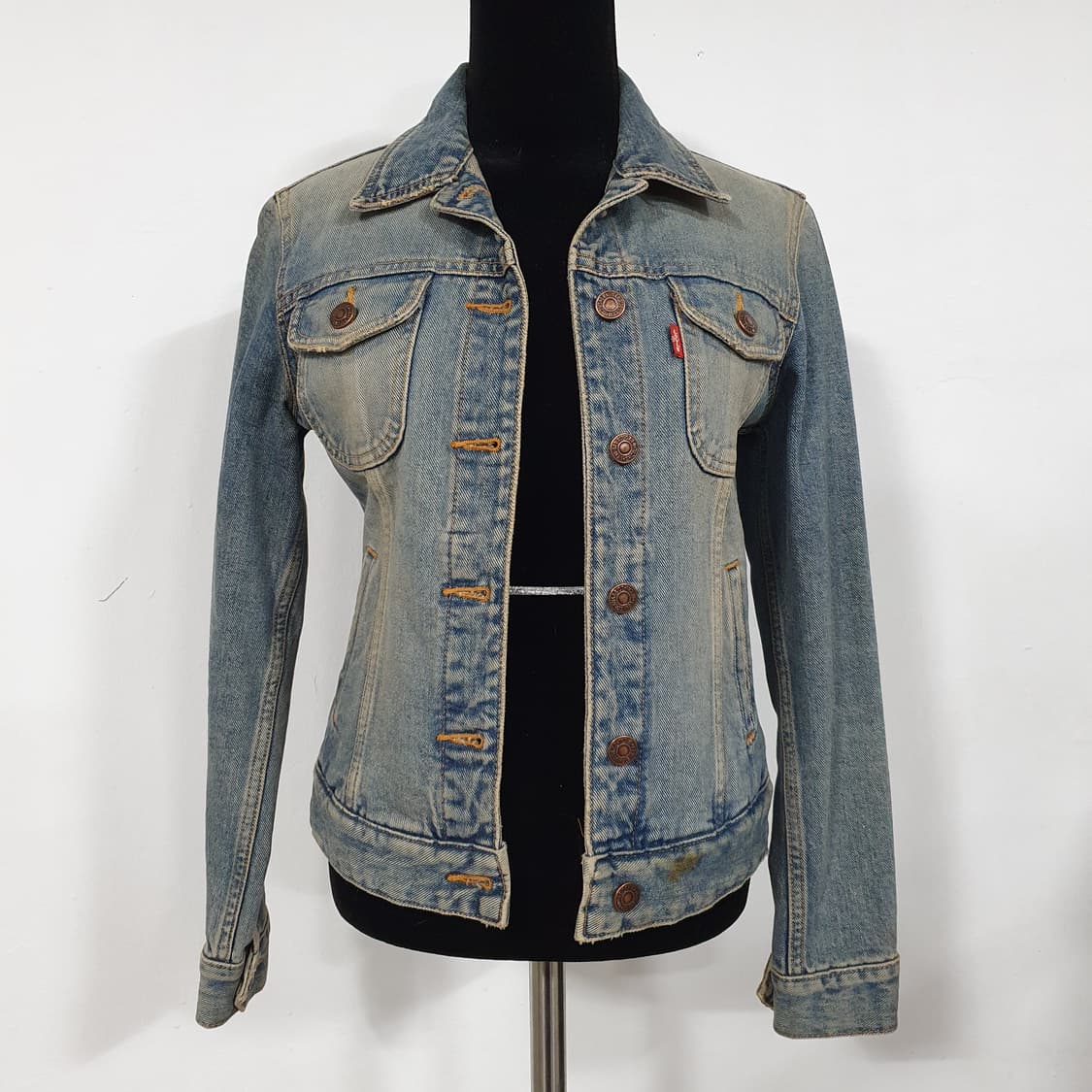 (90)빈티지 리바이스 트러커 데님 자켓 청자켓 y2k 갸루 뮤트 뮤트톤 상품이미지3