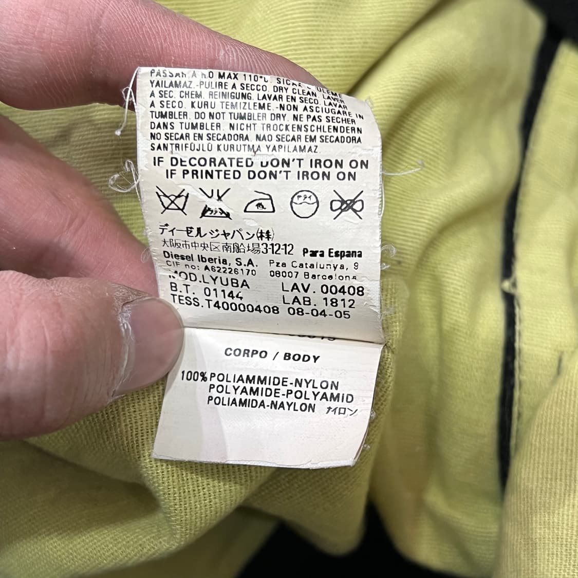  디젤 울 혼방 피코트 y14779 상품이미지8