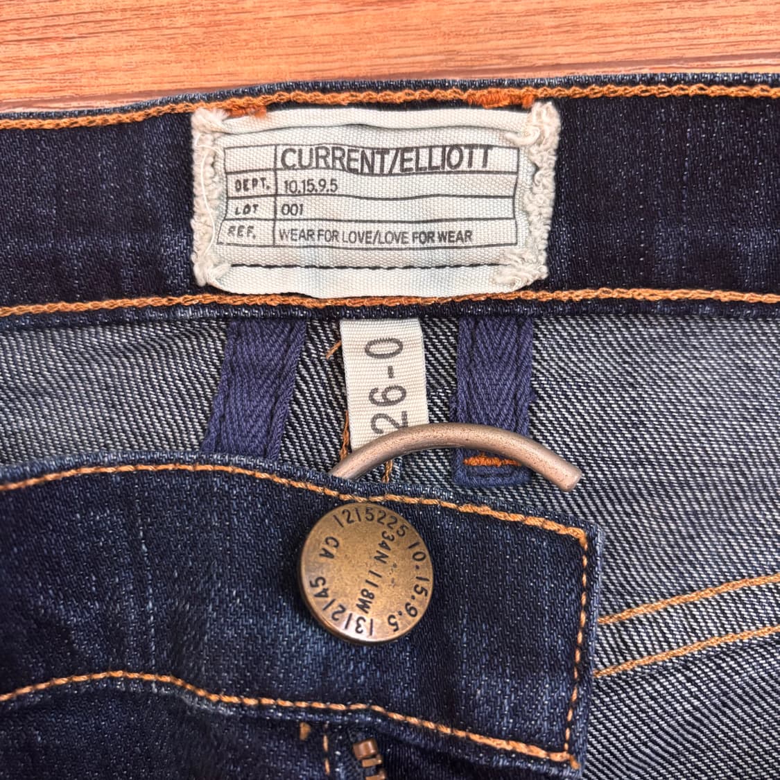 커렌엘리엇 USA 데님 청바지 27 슬림 배기핏 미국 수입 정품 상품이미지5