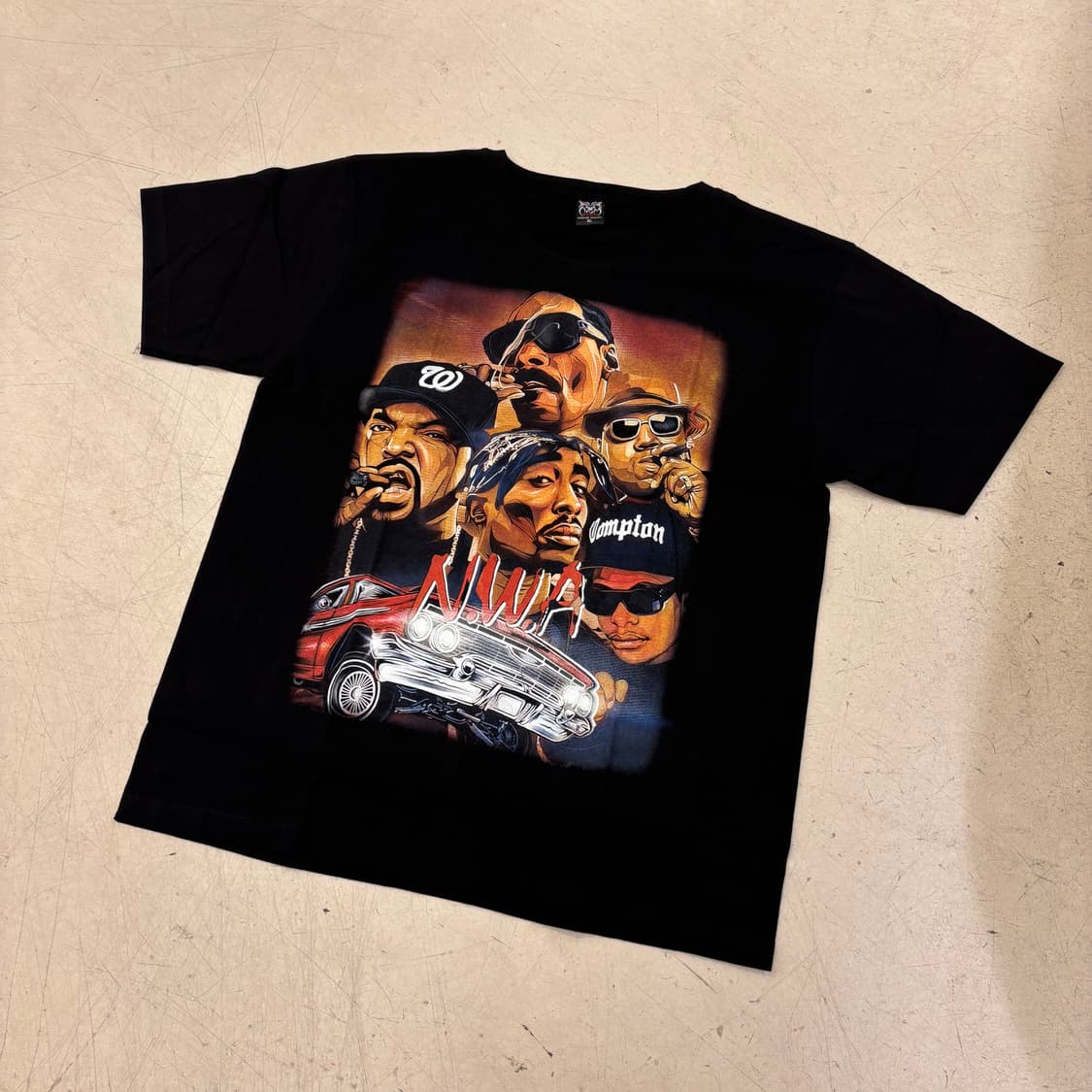 빈티지 nwa 크루 힙합 티셔츠 상품이미지1