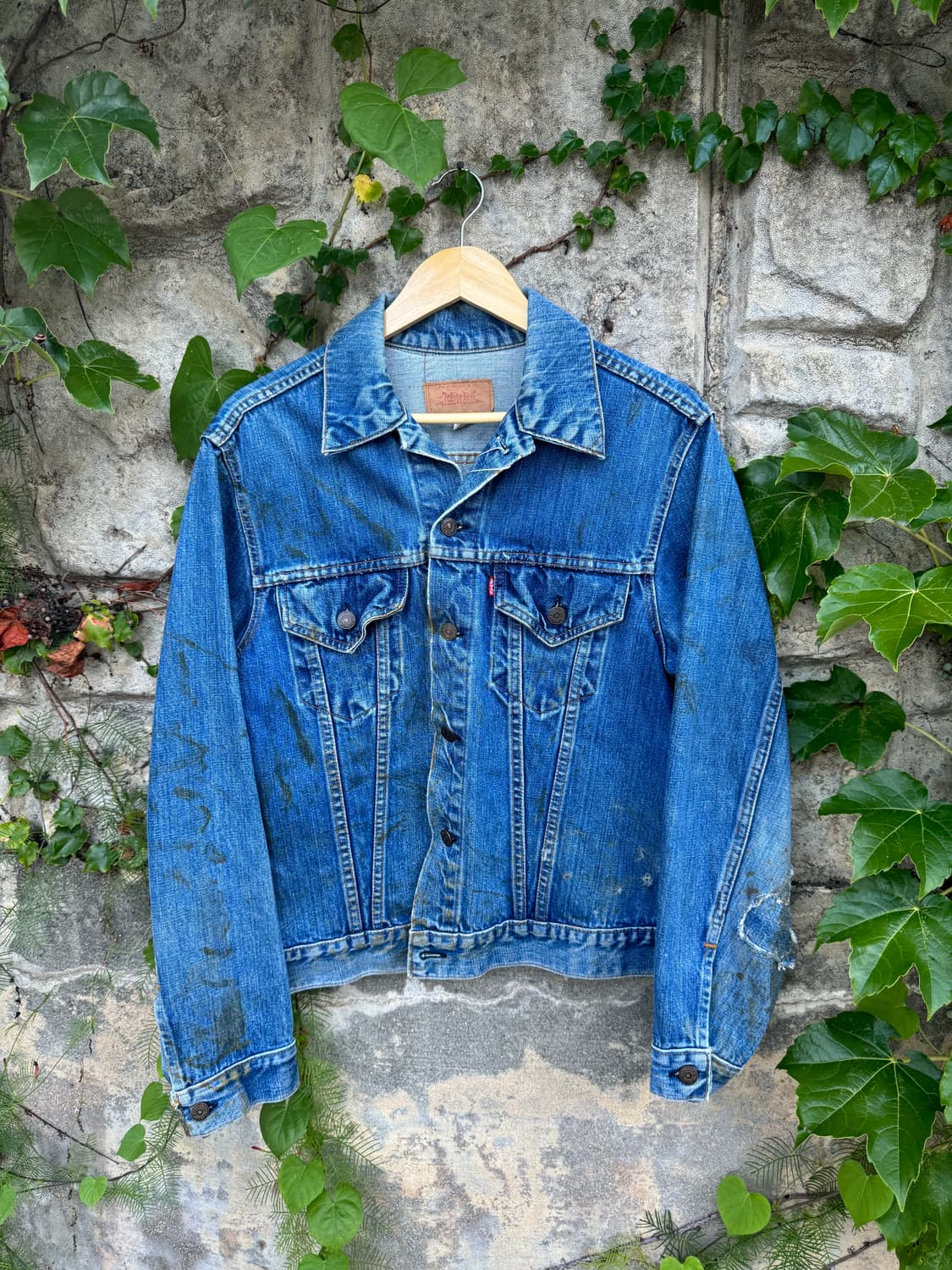 70s levis 리바이스 70505 distressed 데님 자켓 상품이미지1