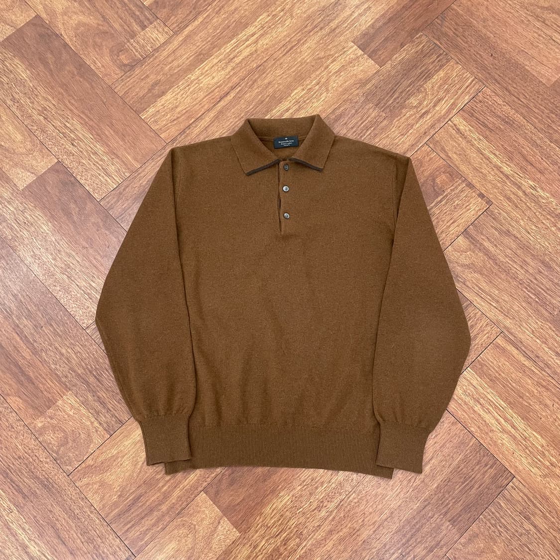 에르메질도 제냐 캐시미어 카라 니트 상품이미지1