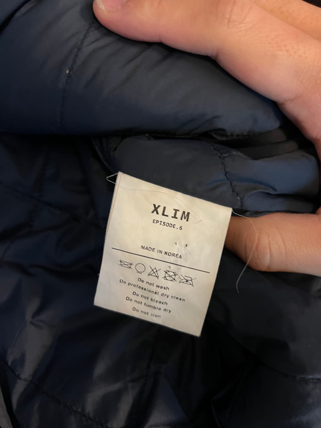 [L] xlim 바시티 자켓 네이비 상품이미지8