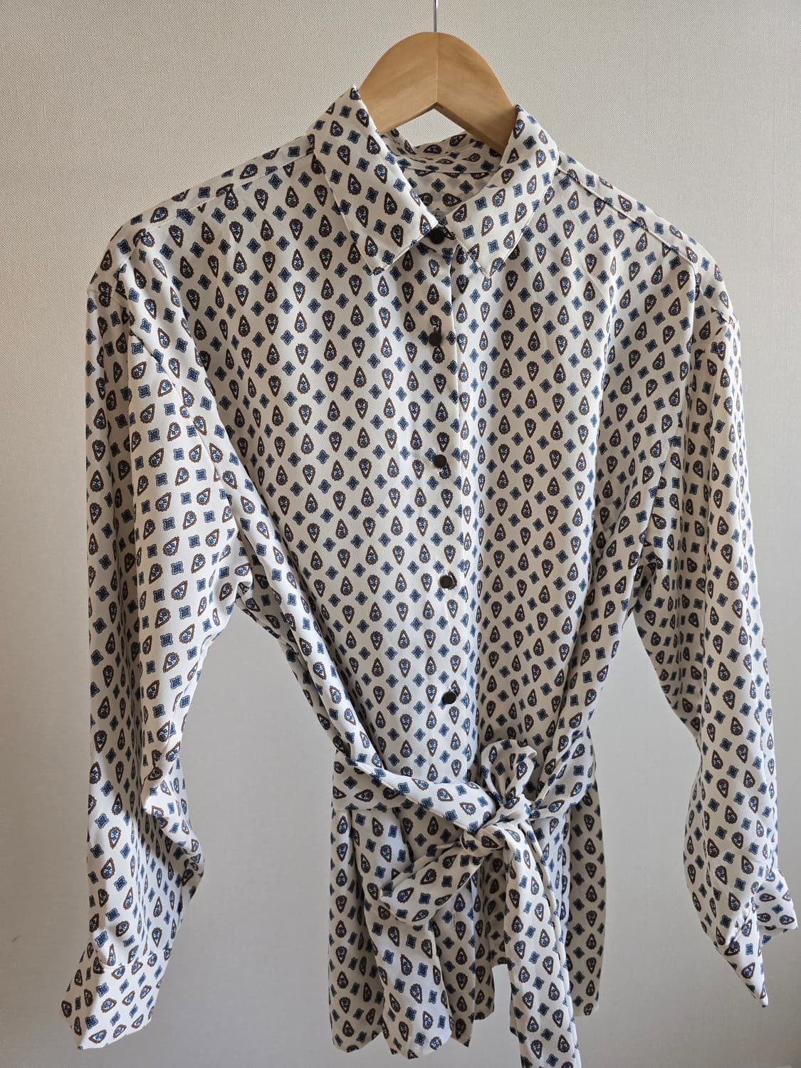 Jantzen 패턴 셔츠 블라우스 상품이미지2