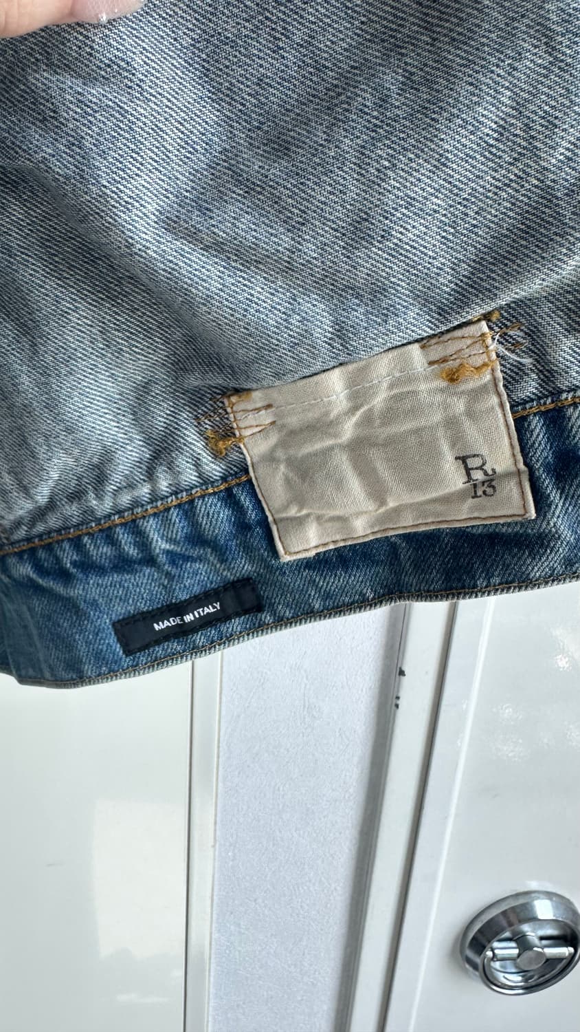 R13 알써티 데님 자켓 아우터 상품이미지4