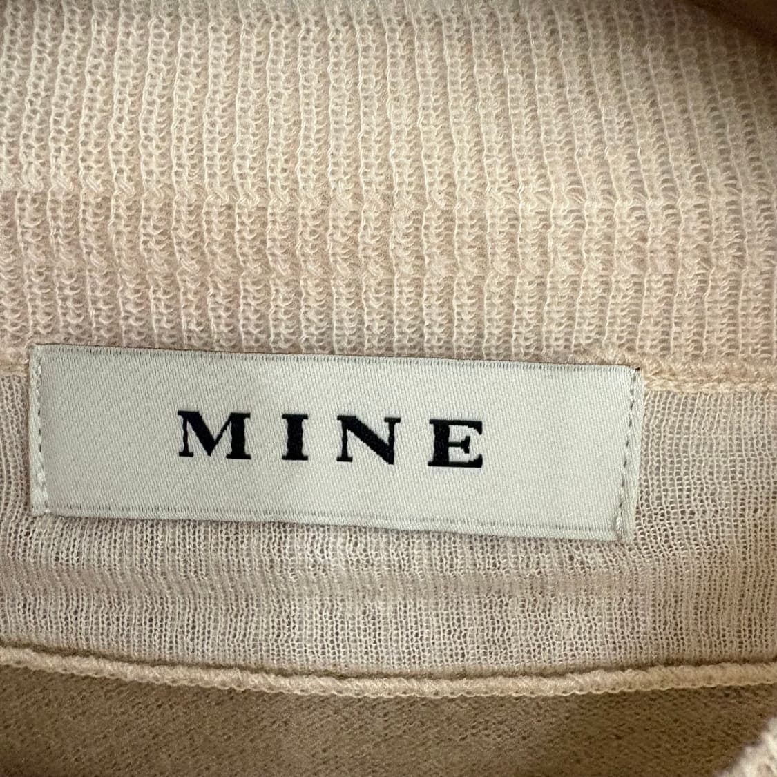 (주)한섬 마인 랩 스타일 니트 90사이즈 상품이미지5