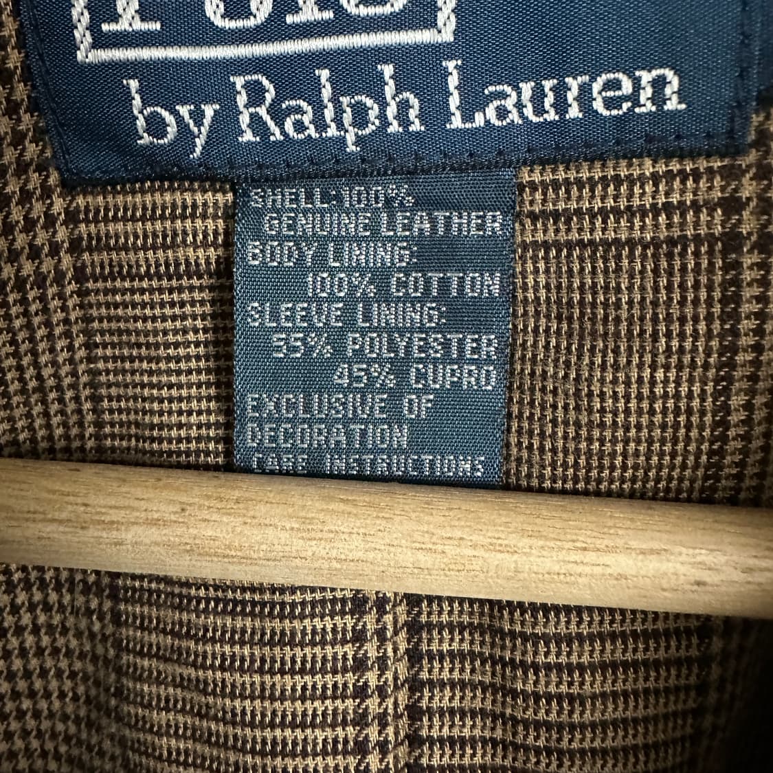 90s 폴로 맥스웰 레더 자켓 상품이미지8