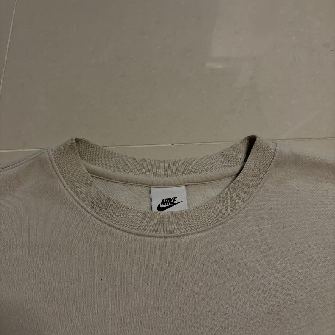 정품 나이키 퓨추라 에크루 기모 맨투맨 스웻셔츠 상품이미지6