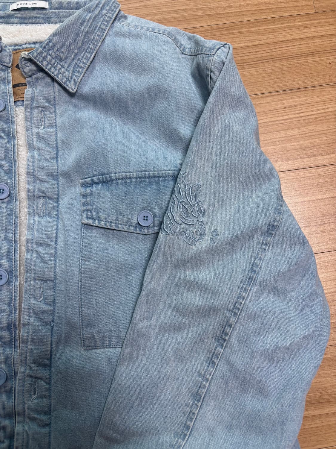 뉴질랜드 TCSS 기모 데님 셔츠 상품이미지5