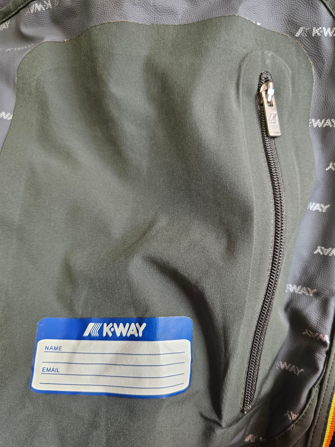 K•WAY 까웨 잭 스트레치 도트 자켓 XL  상품이미지4