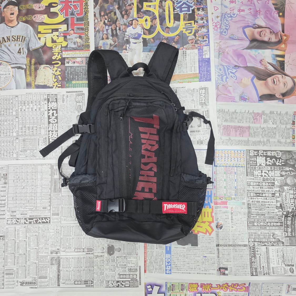 Thrasher 스케이트보드 백팩  상품이미지1