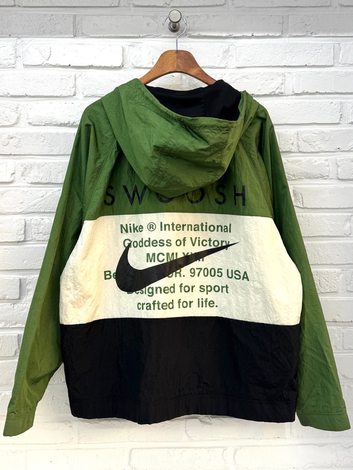 나이키 스우시 그린 바람막이 상품이미지5