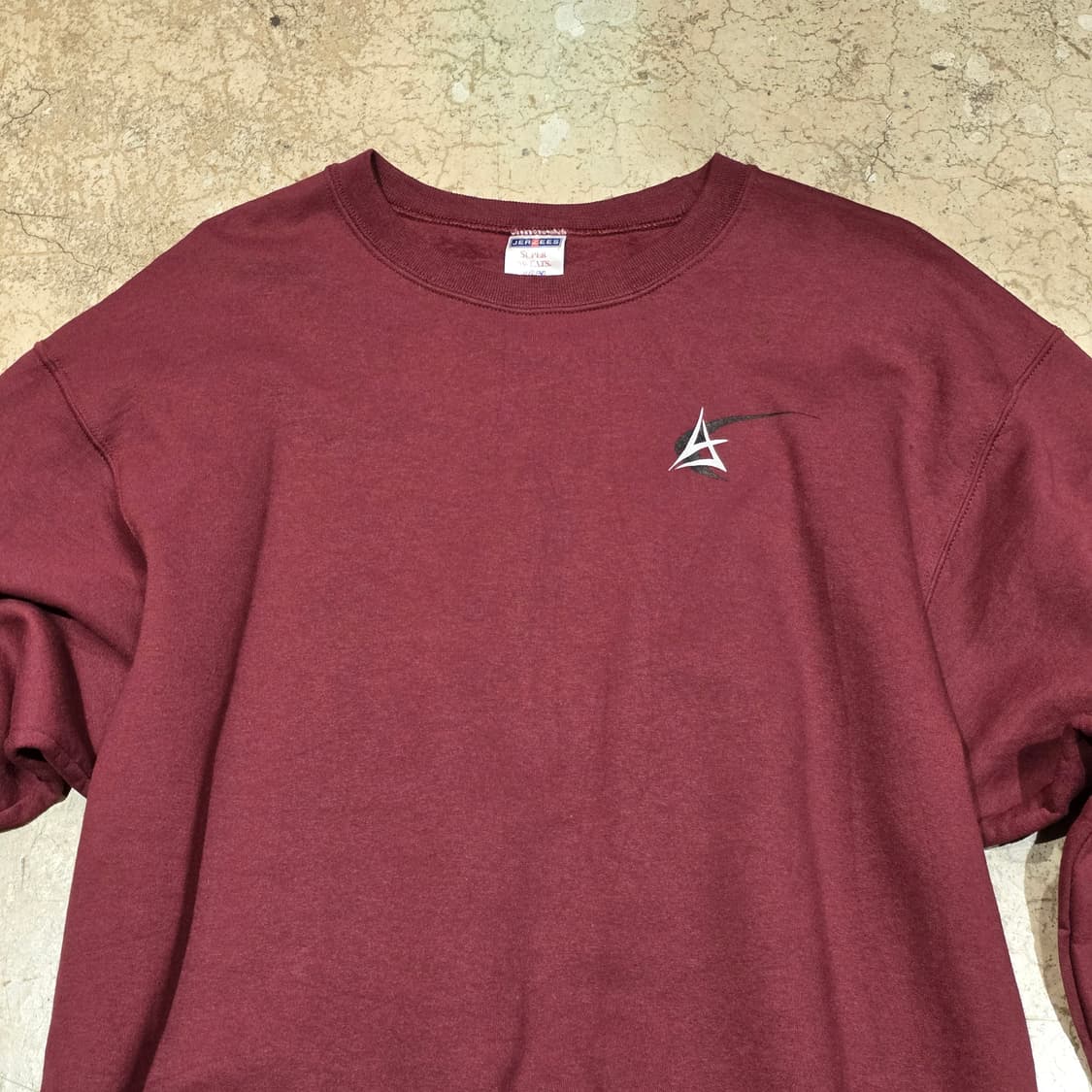 90s JERZEES NuBlend 버건디 스웨트셔츠 상품이미지2