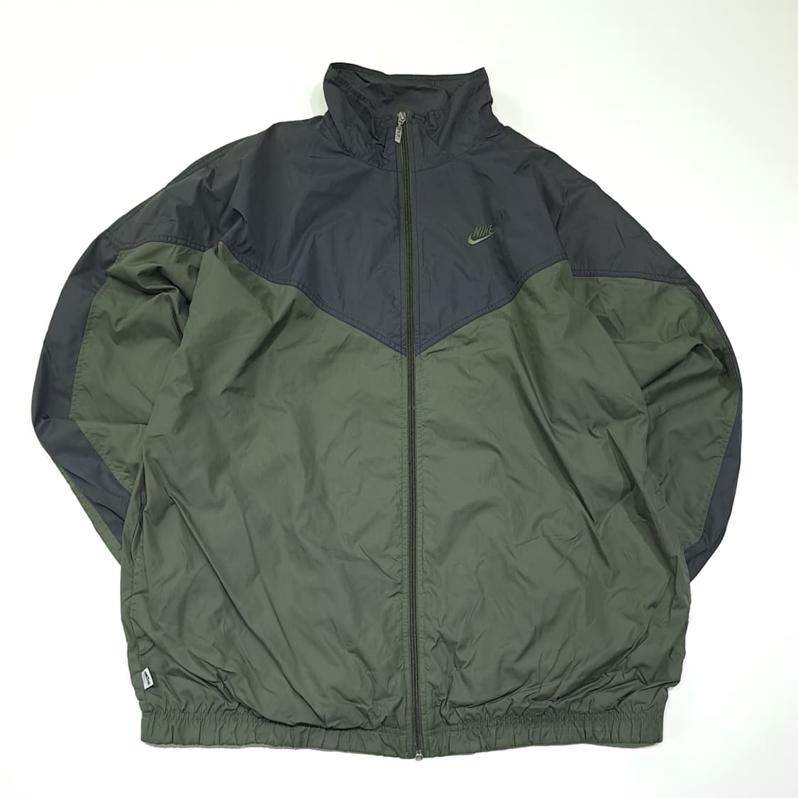 CL961 XL 나이키 90s 실버태그 블랙올리브 바람막이 자켓 상품이미지1