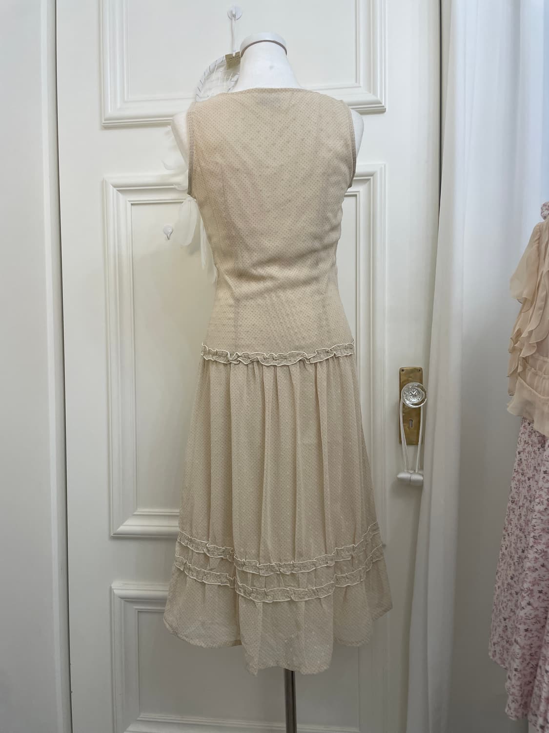 beige ruffle fairy bolero&beige dot lace 상품이미지10