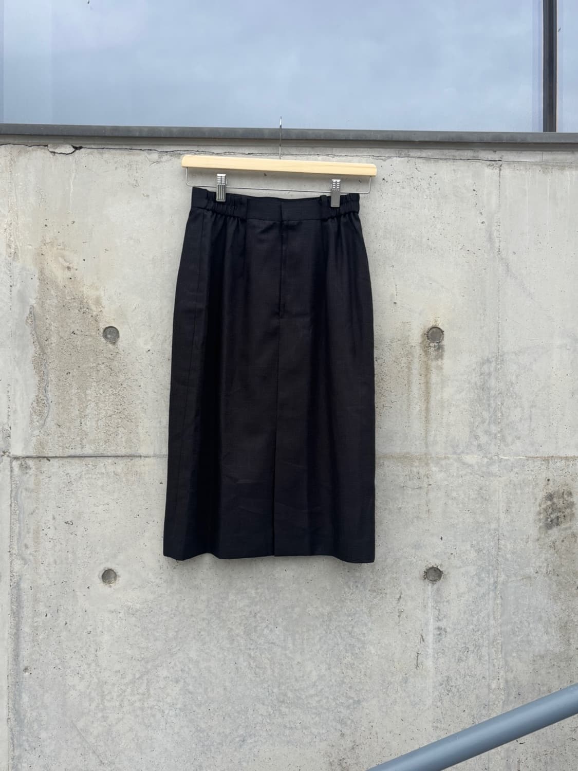 Black Button Skirt 상품이미지3