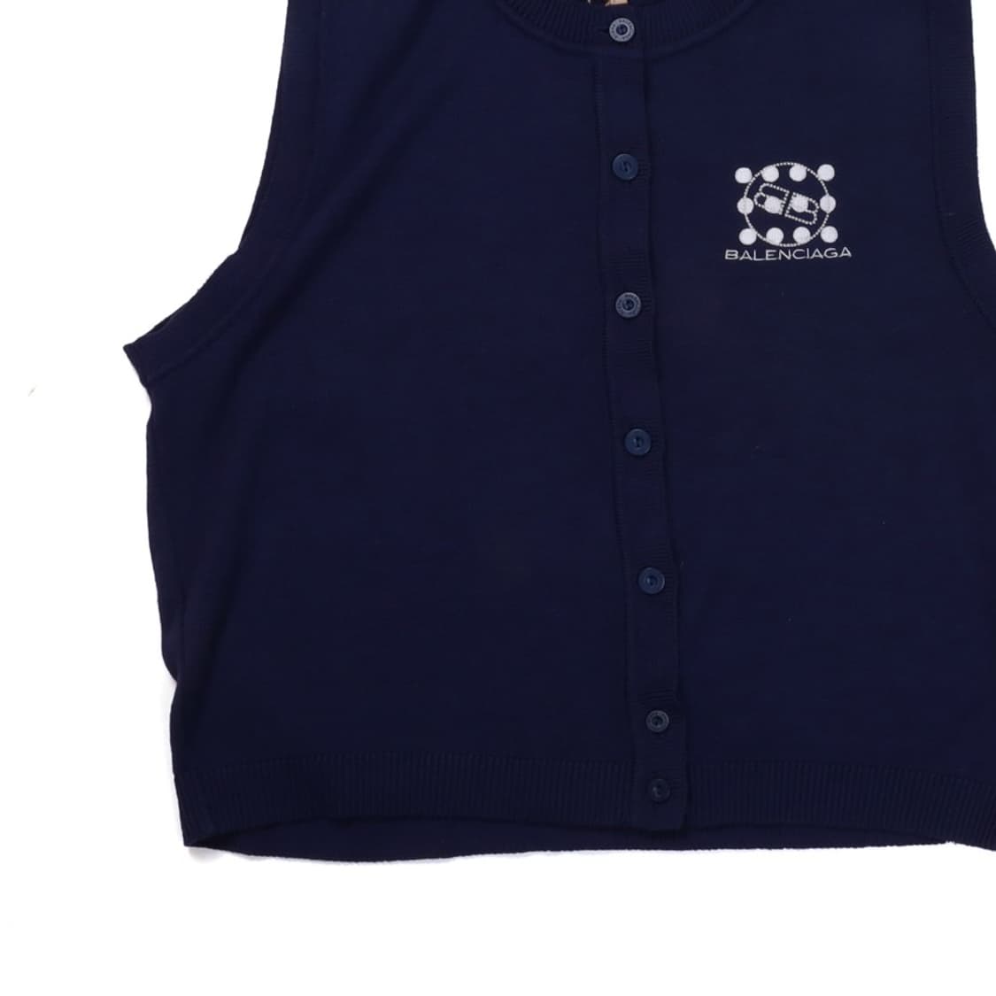  Balenciaga Logo Embroidered Wool Vest  상품이미지3