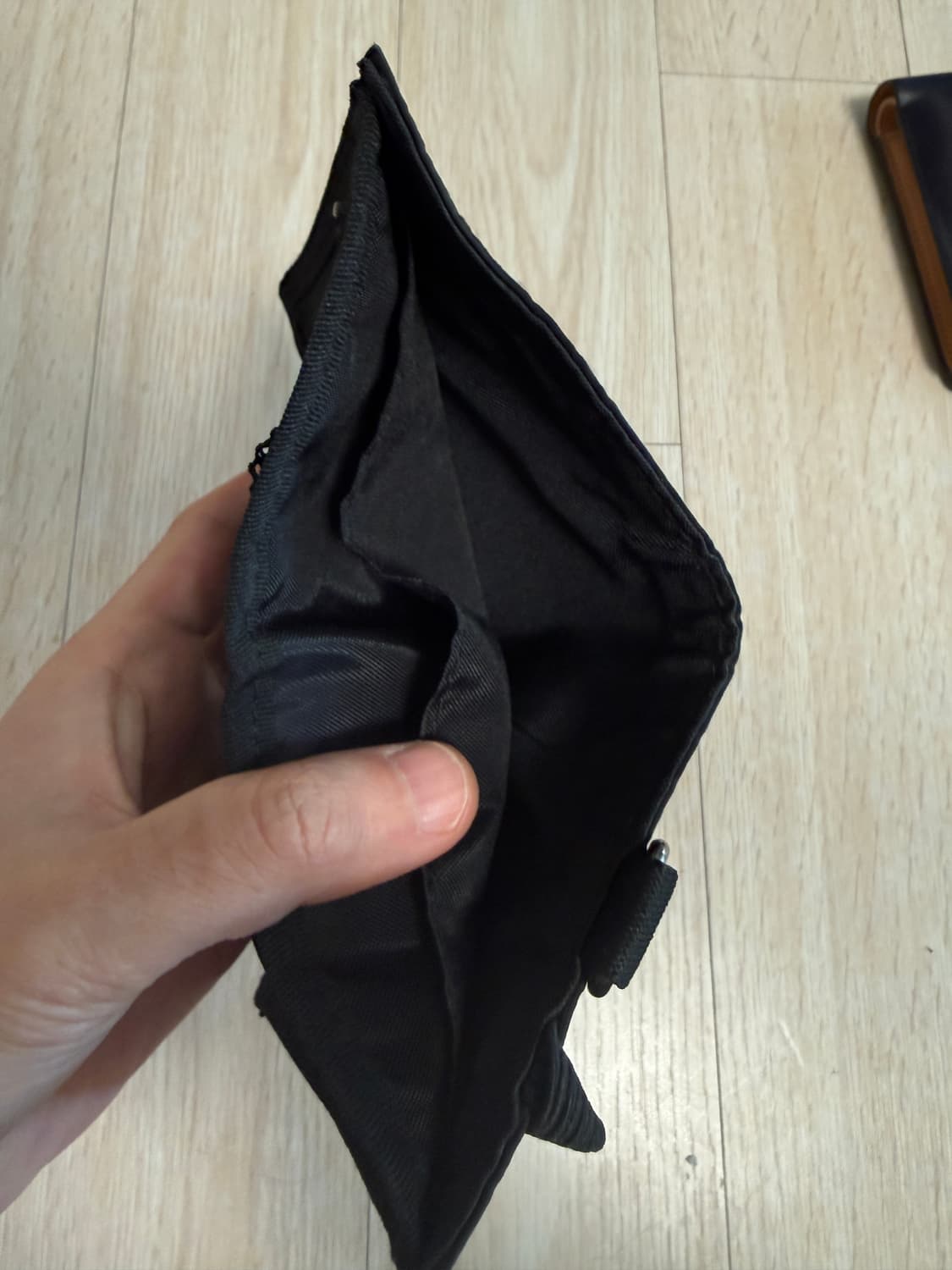 무지 무인양품 폴리에스테르 여행용 지갑 블랙 상품이미지3