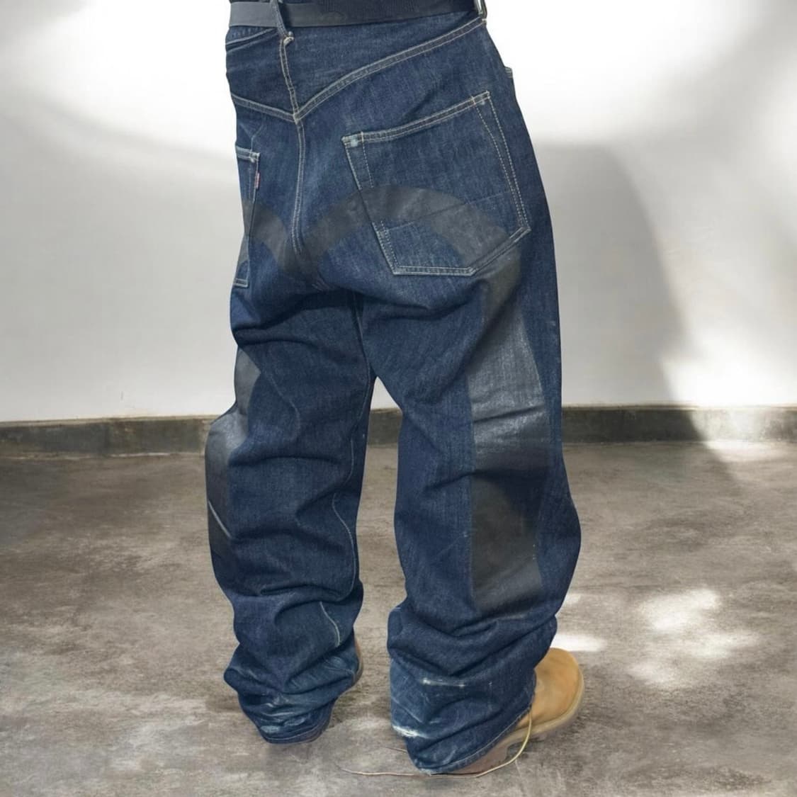 에비수 No.2 빅로고 데님팬츠 상품이미지1