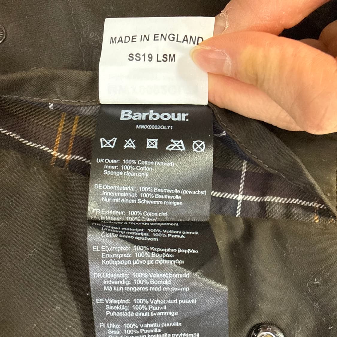 38 바버 뷰포트 왁스 자켓 0310T 상품이미지5