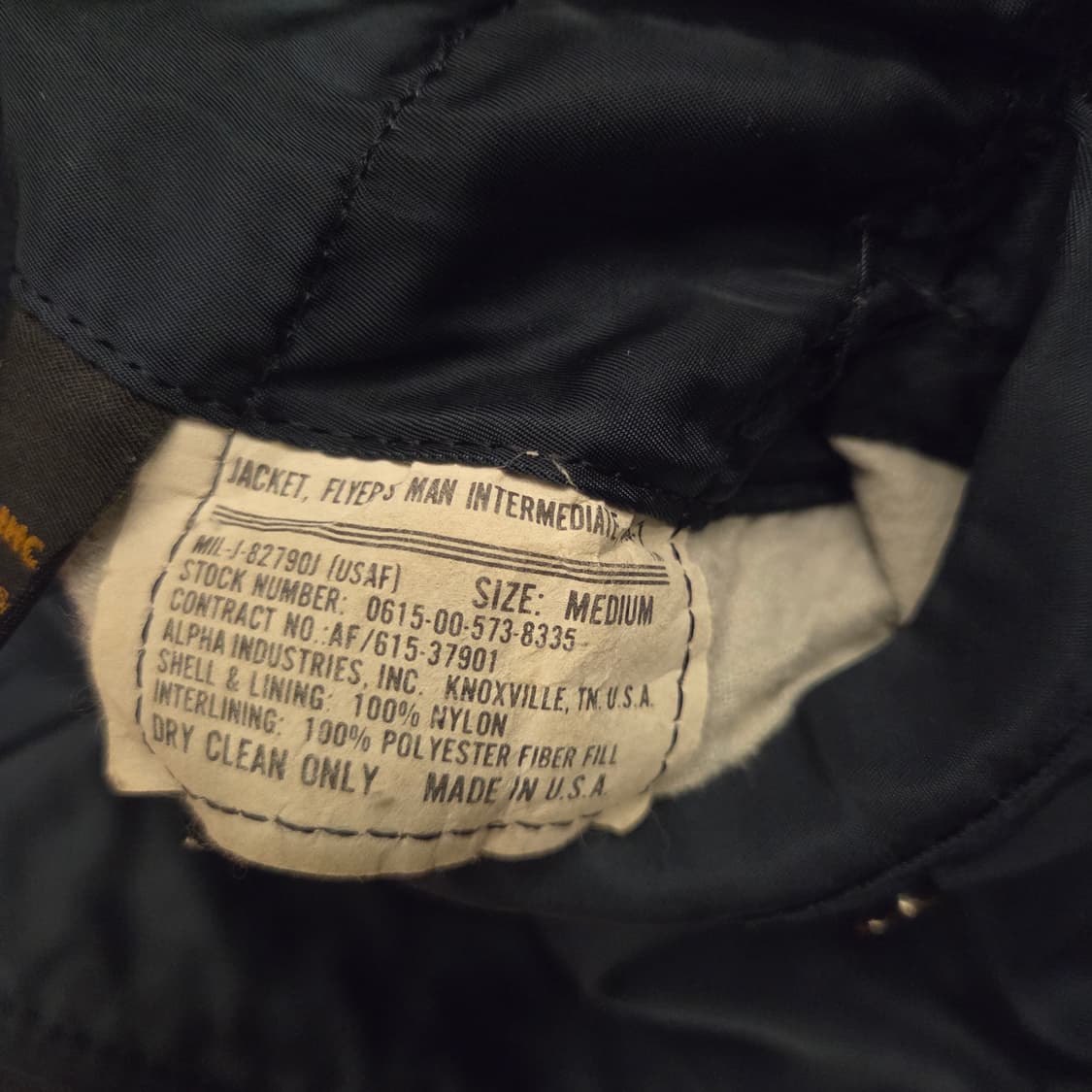 알파인더스트리 ma1 made in usa  상품이미지5