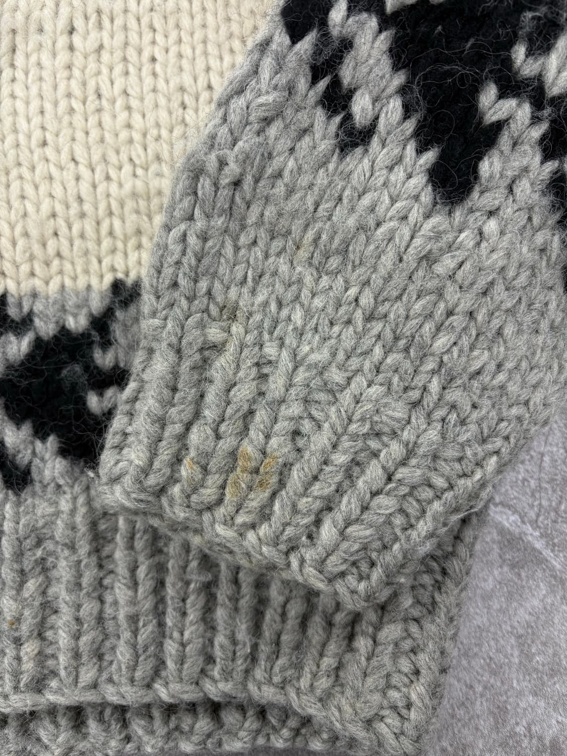 Vintage Cowichan Cardigan    상품이미지5