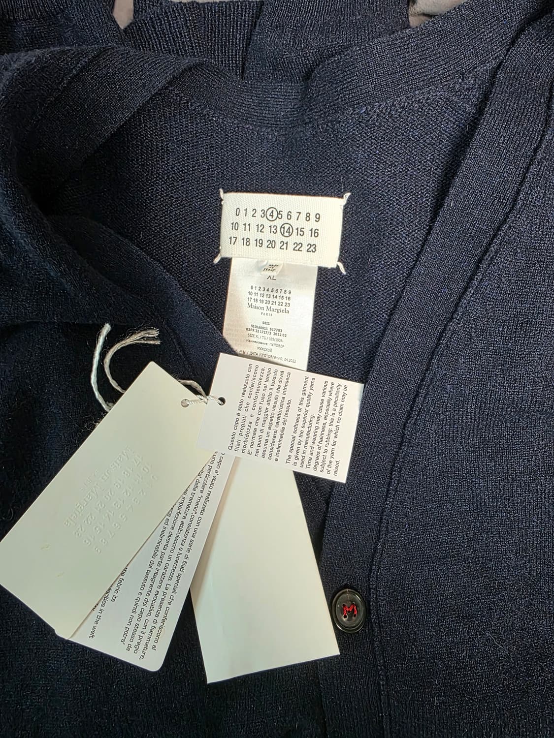 마르지엘라 캐시미어 가디건  상품이미지2