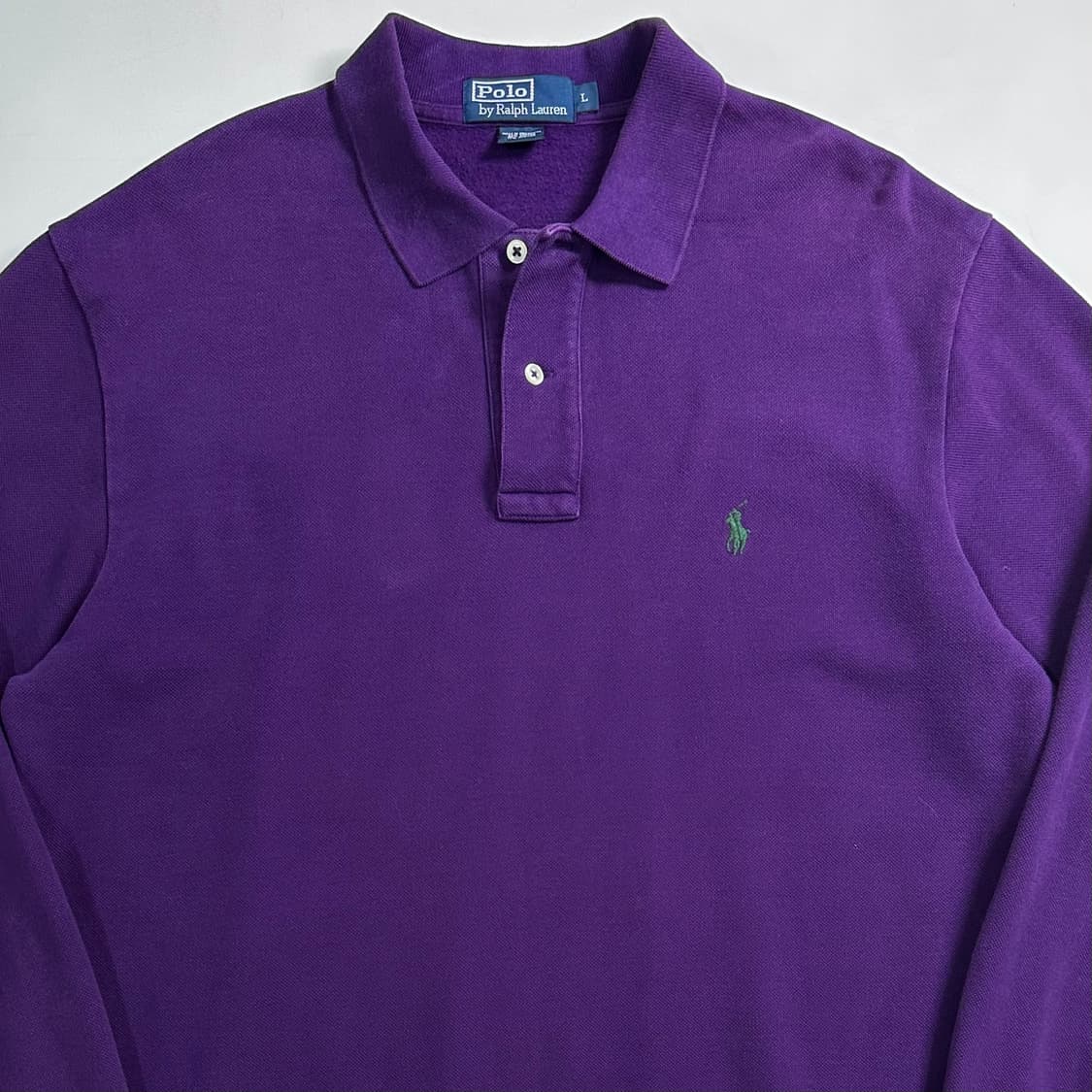 폴로 랄프로렌 퍼플 스웻 럭비 셔츠 상품이미지2