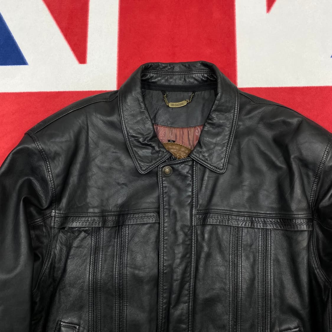 빈티지 양가죽 봄버자켓 XL  상품이미지3