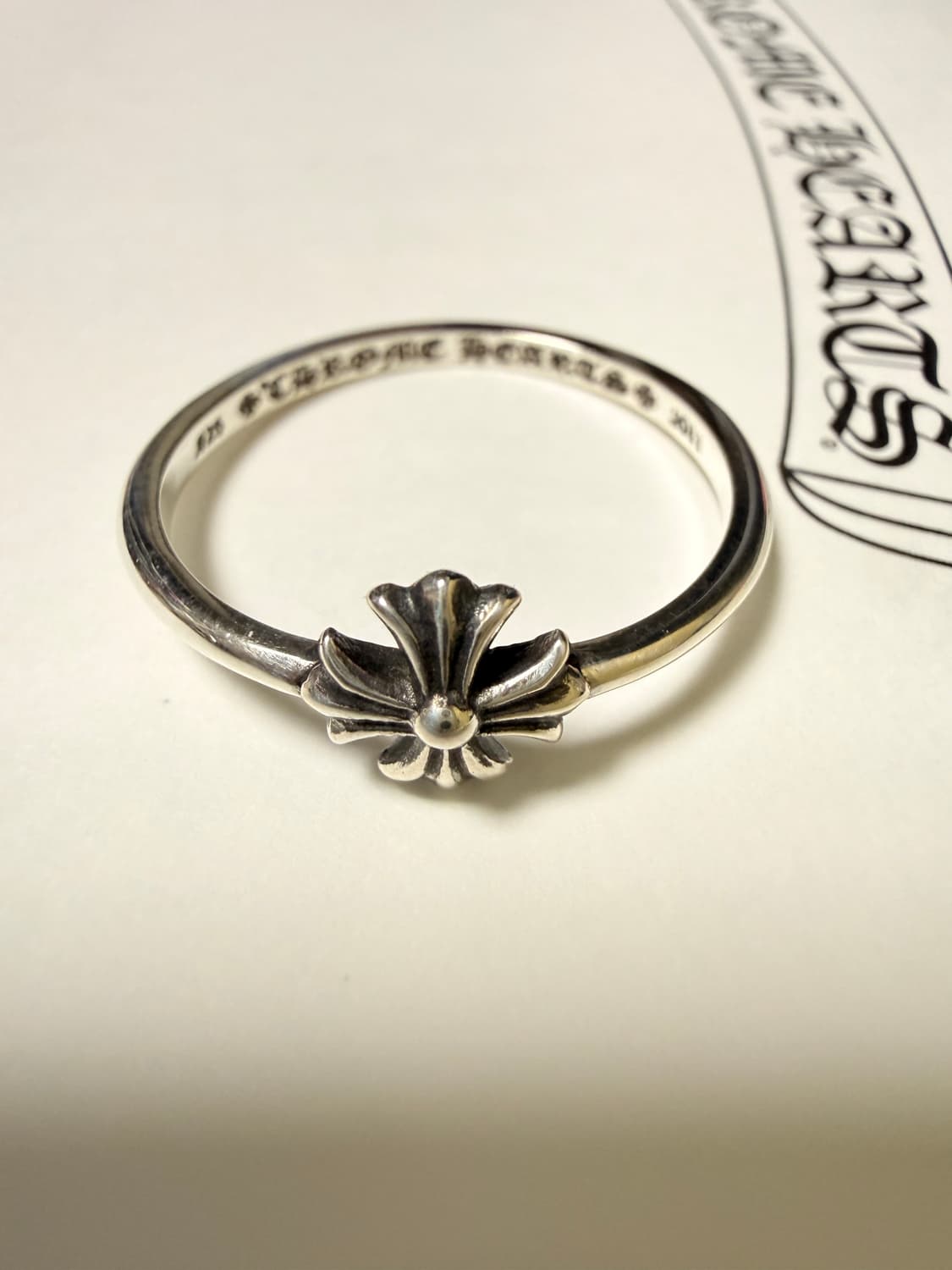 크롬하츠 플러스 버블검 실버 링 상품이미지1