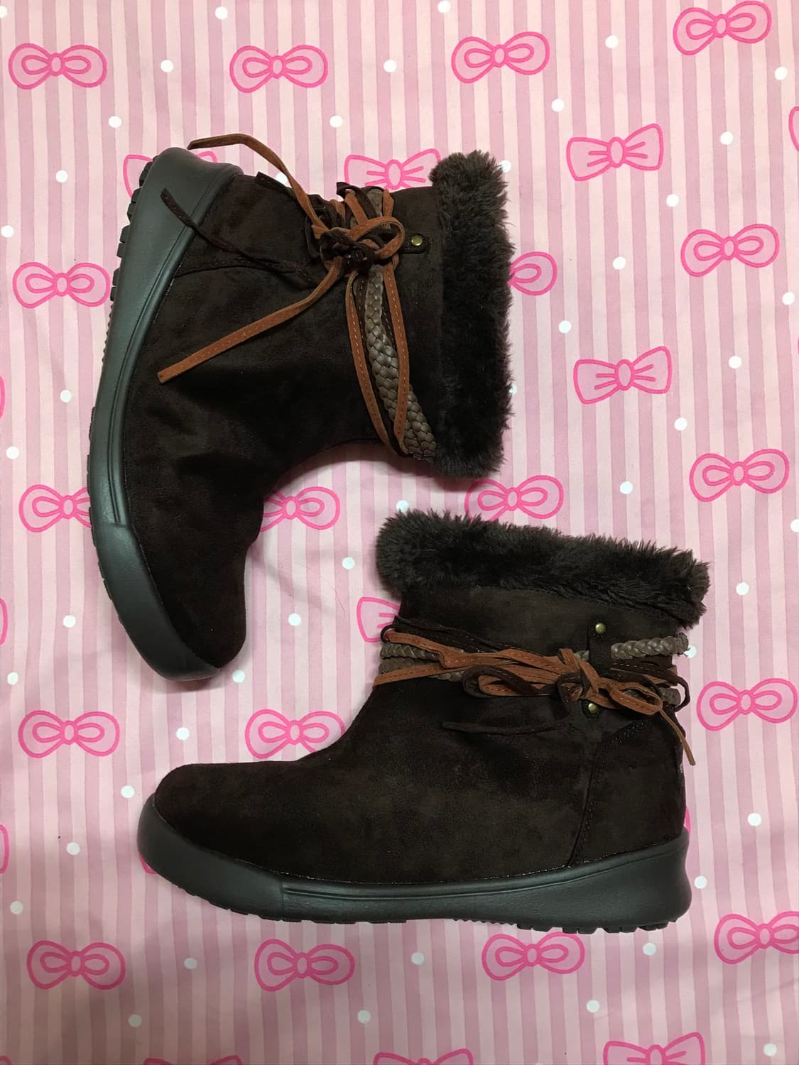 Grace garden hawkins 히피부츠 갸루 털 부츠 상품이미지1