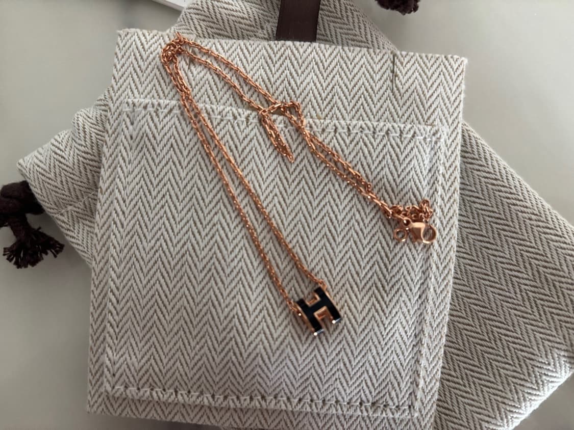 에르메슈 팝아슈 미니 블랙 로즈골드 상품이미지4