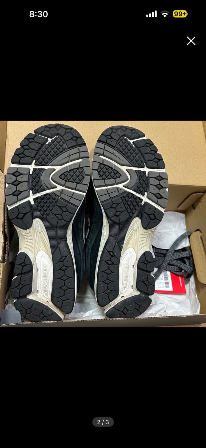 뉴발란스 2002R 블랙 235mm 판매 상품이미지2