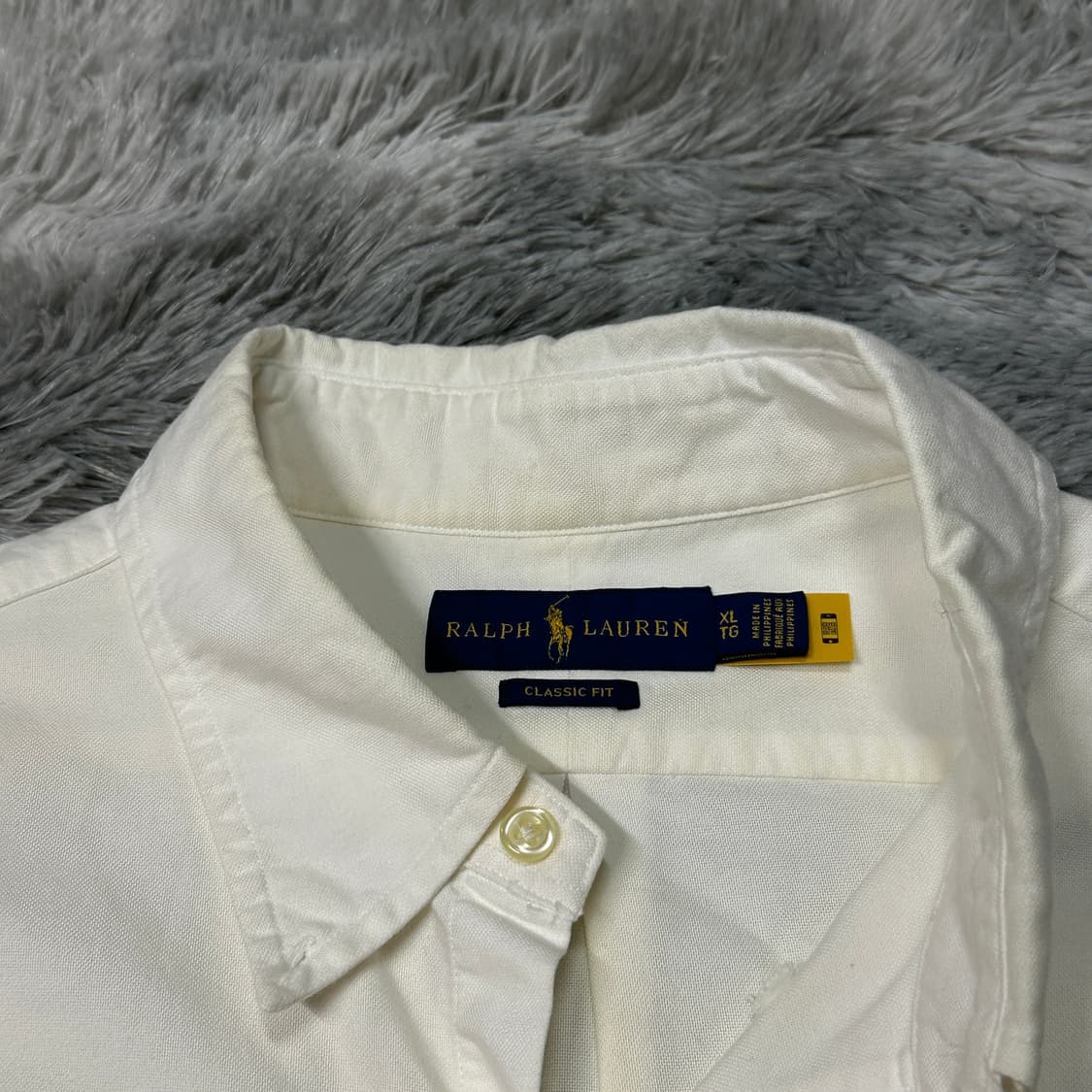 폴로랄프로렌 옥스포드 화이트 셔츠 XL 상품이미지3