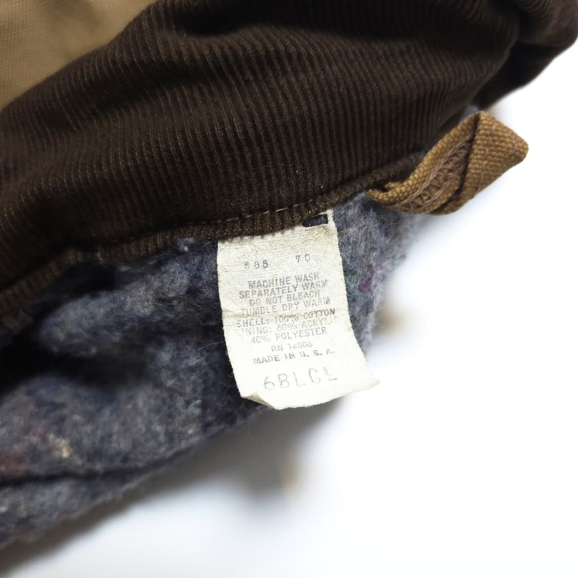 칼하트 70-80s 블랭킷 라이닝 덕 초어 자켓 상품이미지10