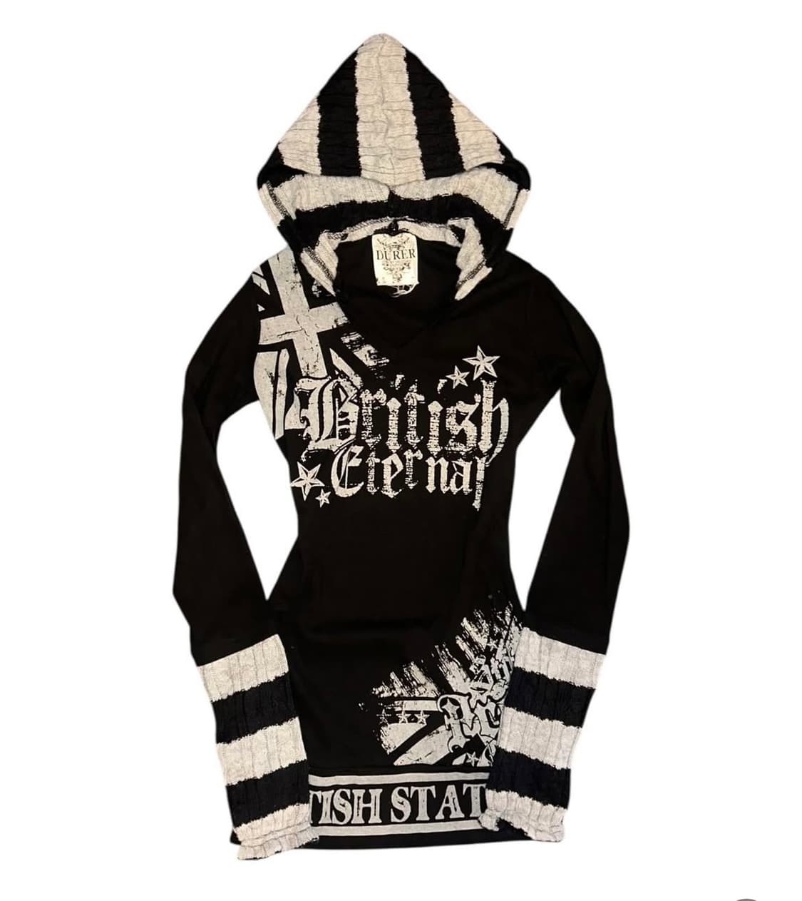 디그딥깔 빈티지 펑크 고스 갸루 니트 원피스 상품이미지1