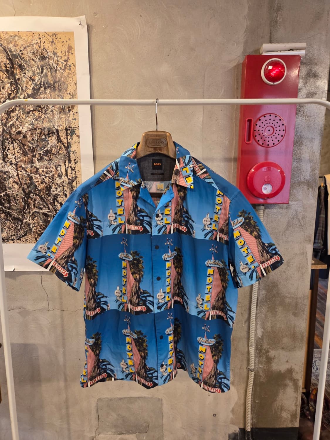 휴고보스 오픈칼라넥 셔츠 상품이미지5