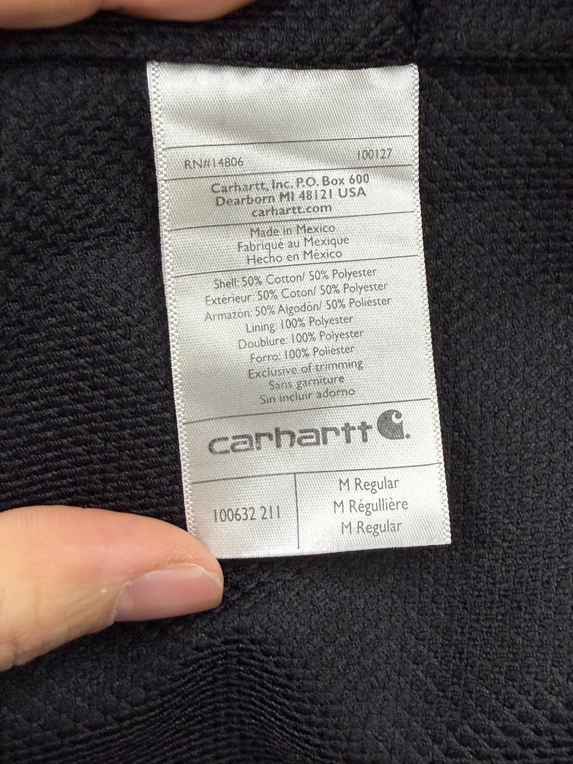 칼하트 브라운 써멀후드 집업  상품이미지7