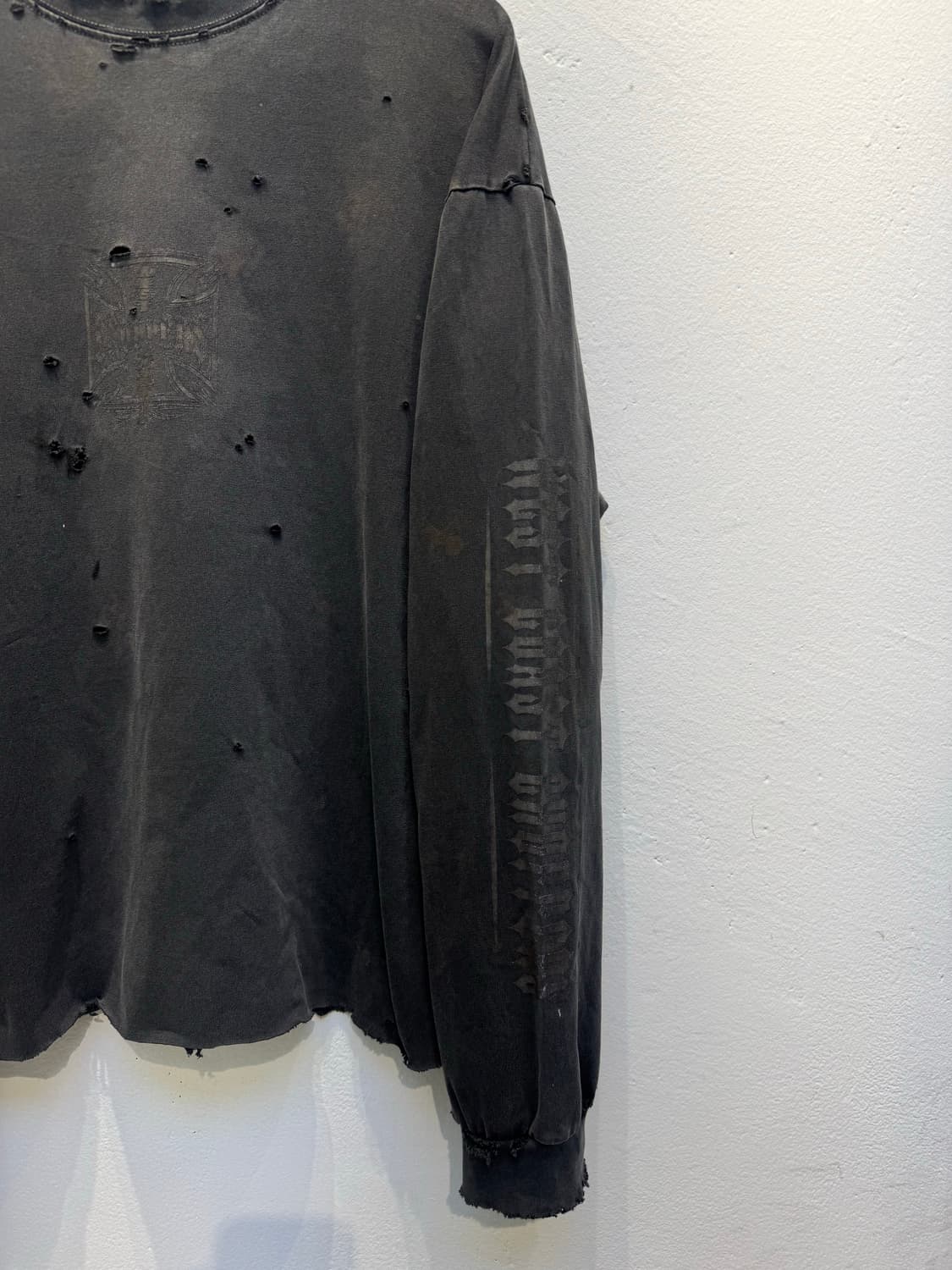 빈티지 웨스트 피그먼트 긴팔 상품이미지3