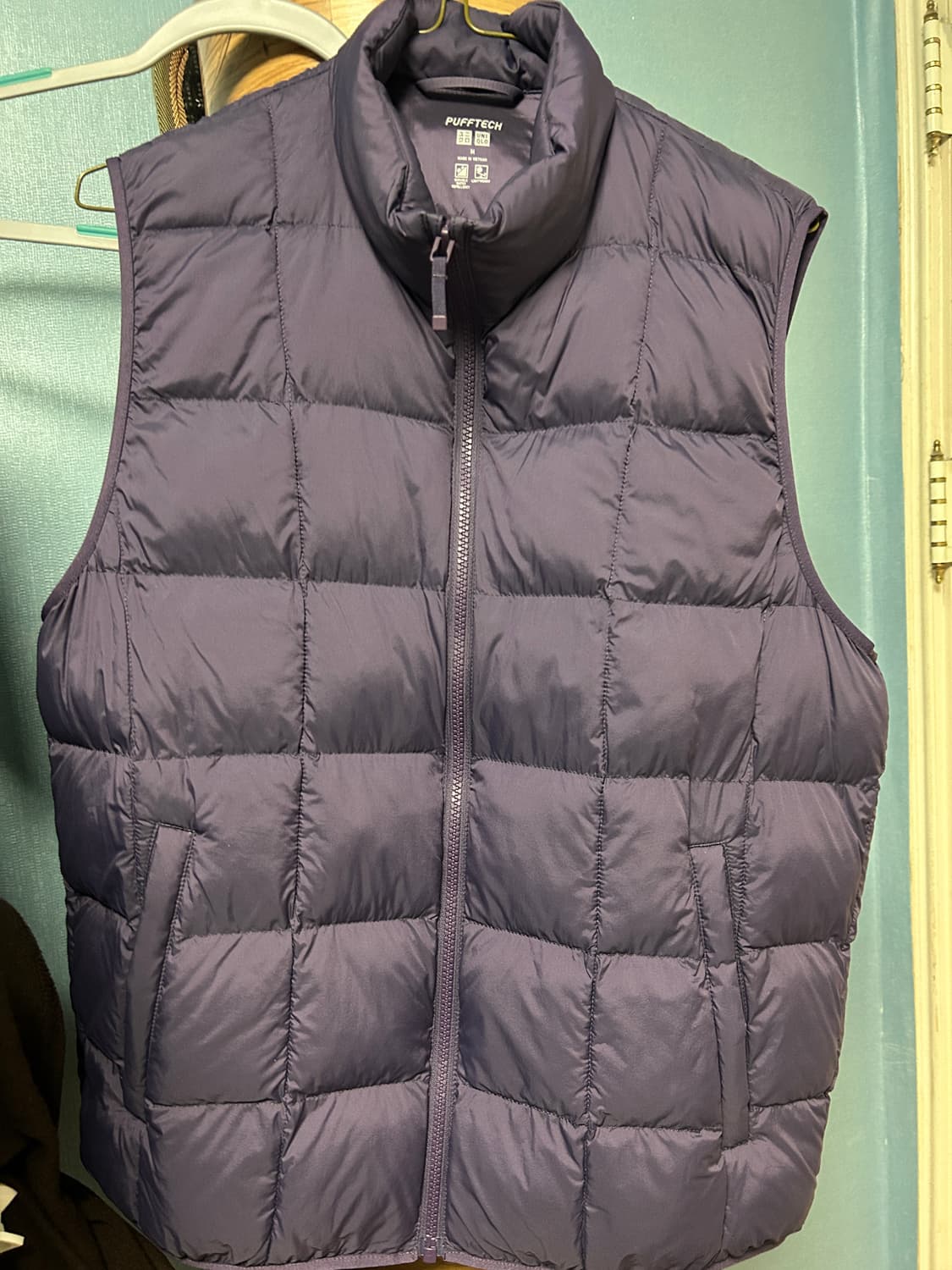 유니클로 퍼프테크 베스트 퍼플 상품이미지2