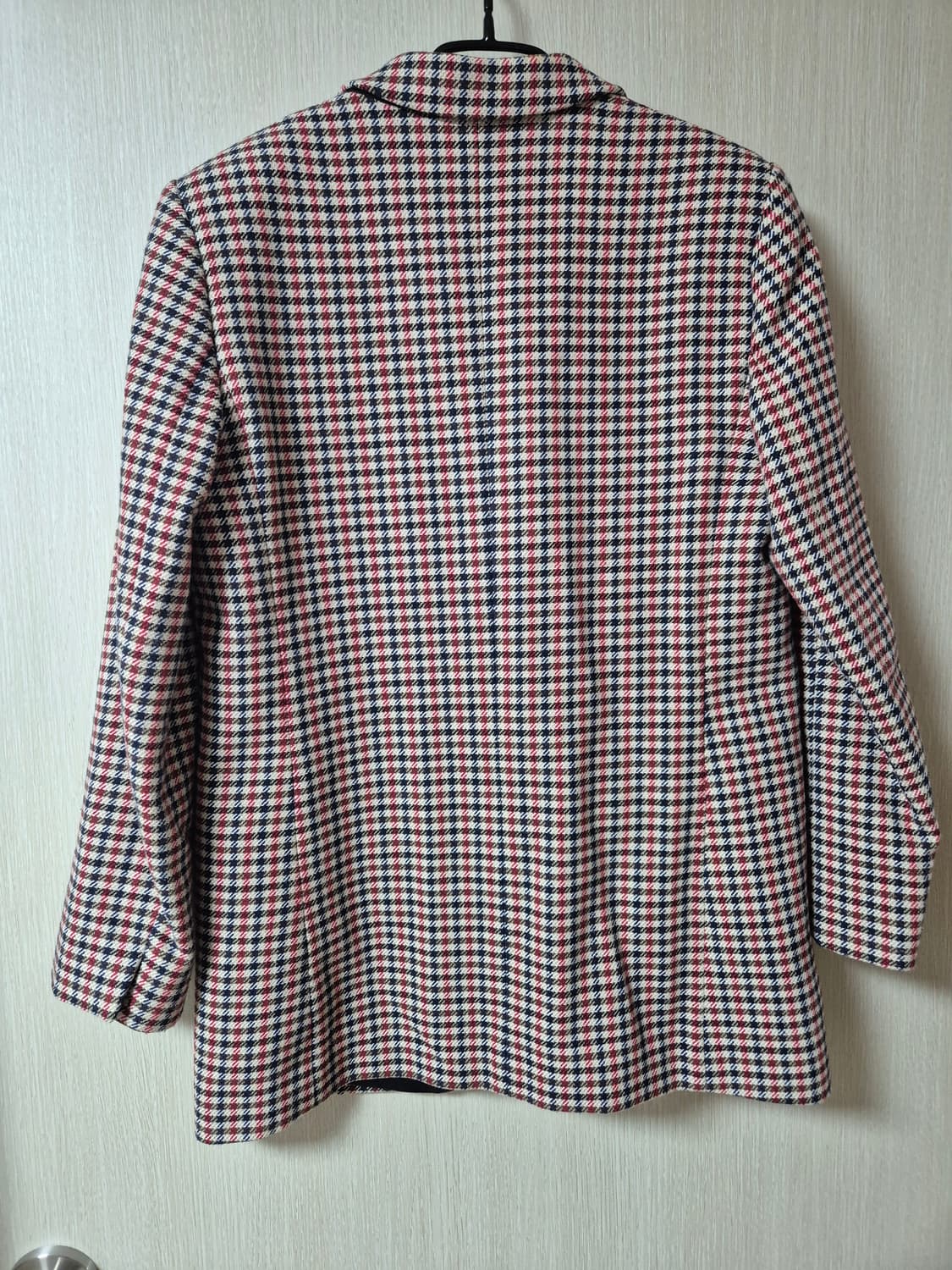 (정품) 산드로 울자켓 하운드 체크자켓 36 블레이져 상품이미지4