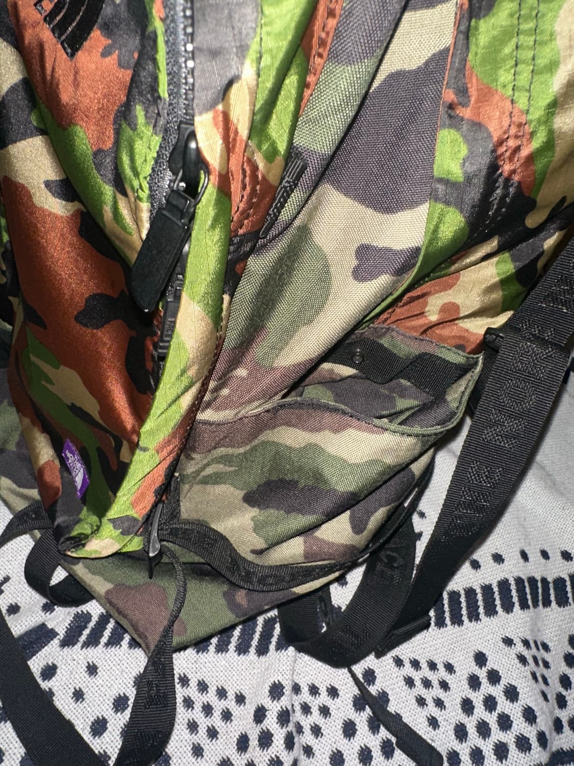 노스페이스 퍼플라벨 카모 백팩 상품이미지7