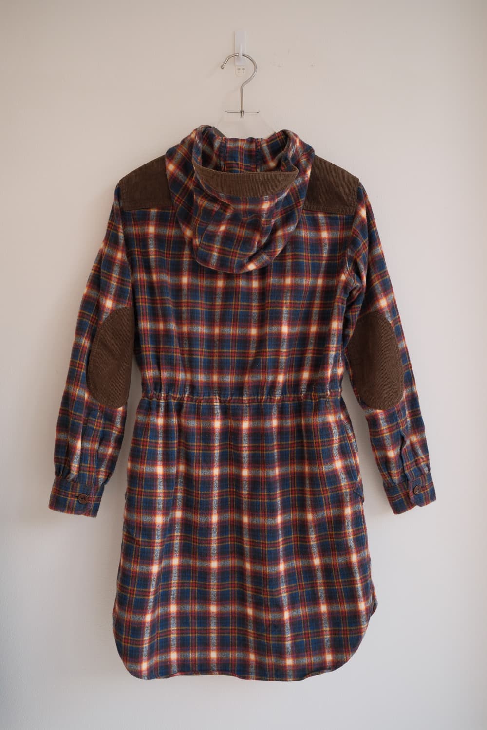 Flannel check long hood shirt 상품이미지9