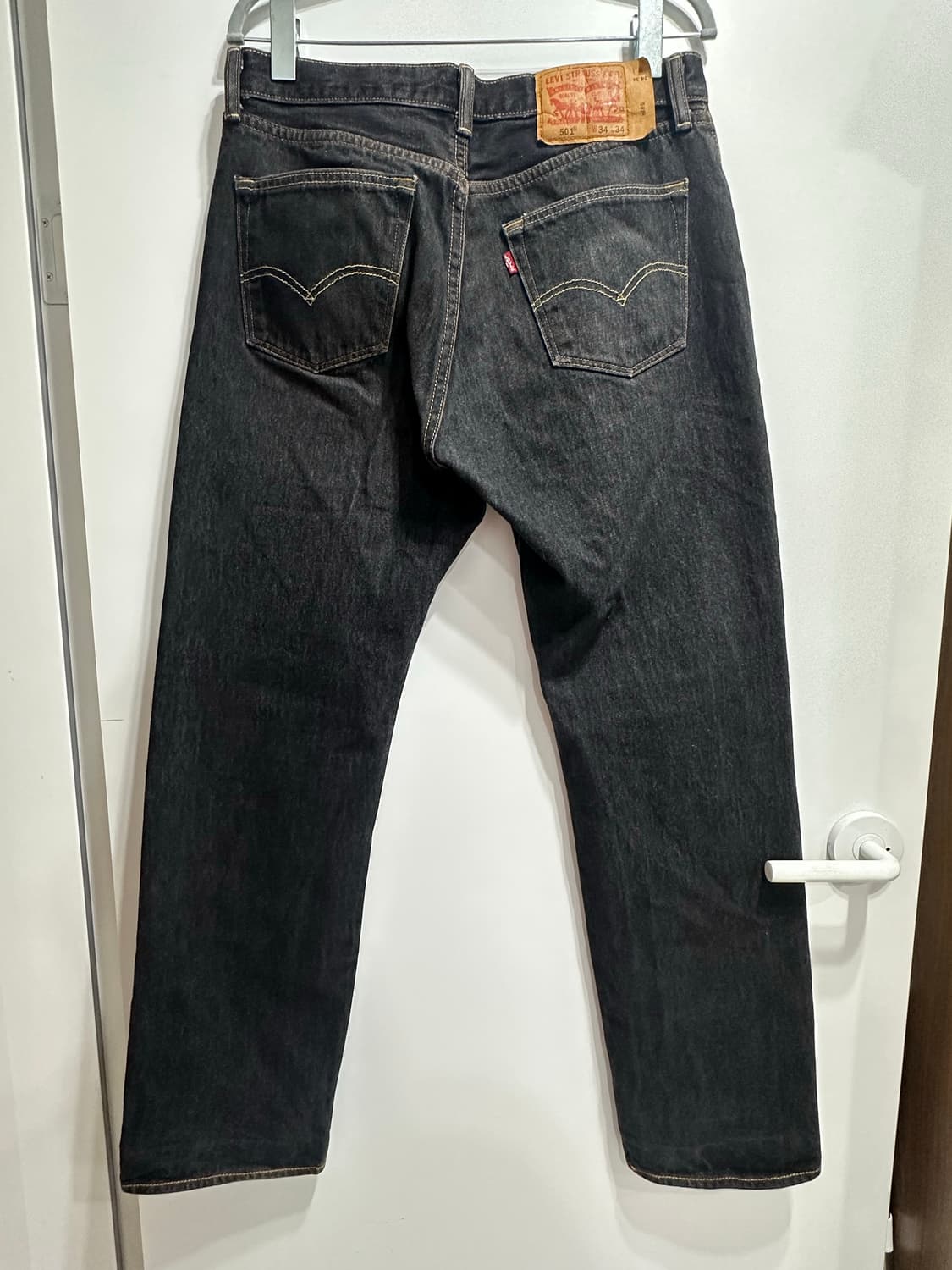 34] 리바이스 501 블랙 데님 상품이미지4