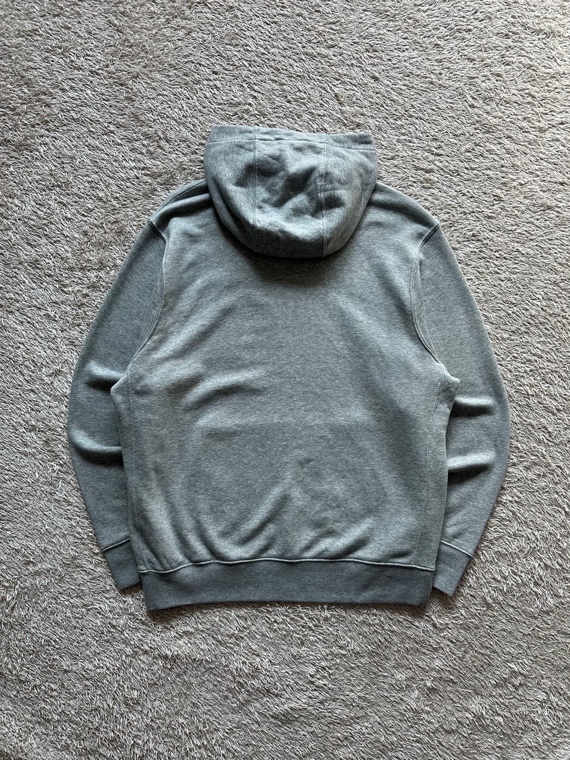 나이키 NIKE 신형 NSW 클럽 스우시 후드티 그레이 상품이미지3