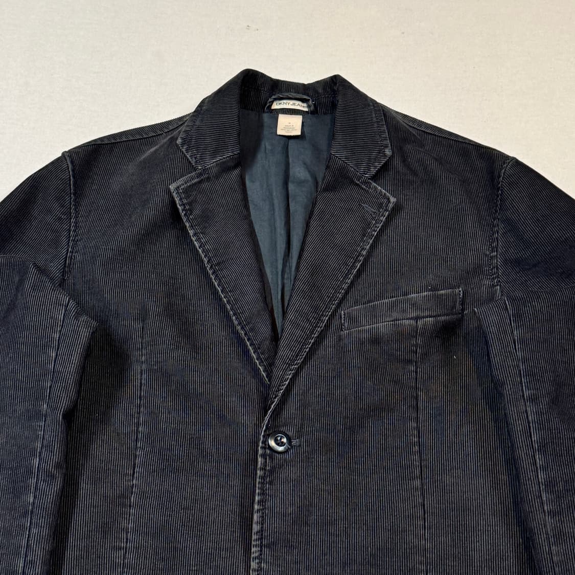 M) DKNY JEANS 블랙 코듀로이 자켓 상품이미지3