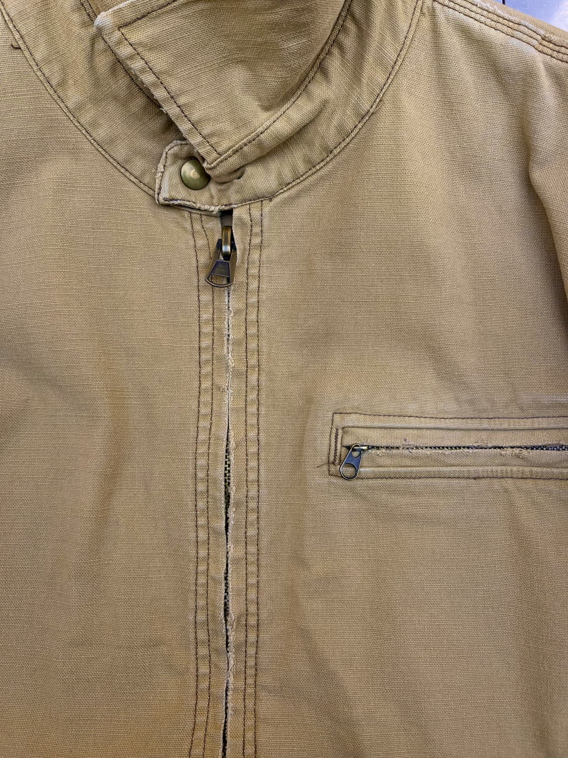 Fourseason 디스트레스드 디트로이트 워크 자켓 상품이미지5