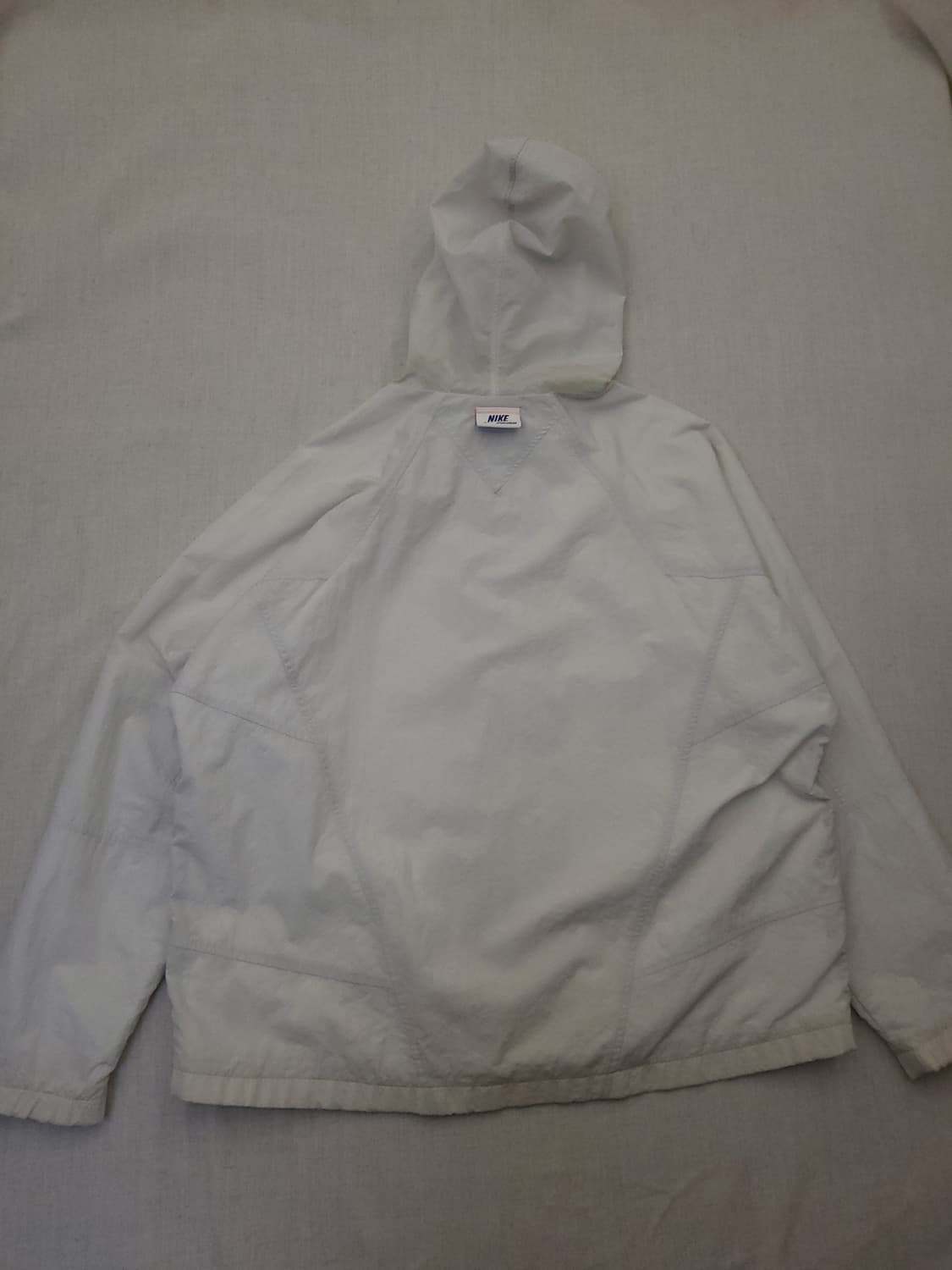 나이키 화이트 후드 바람막이 자켓 XL 상품이미지9