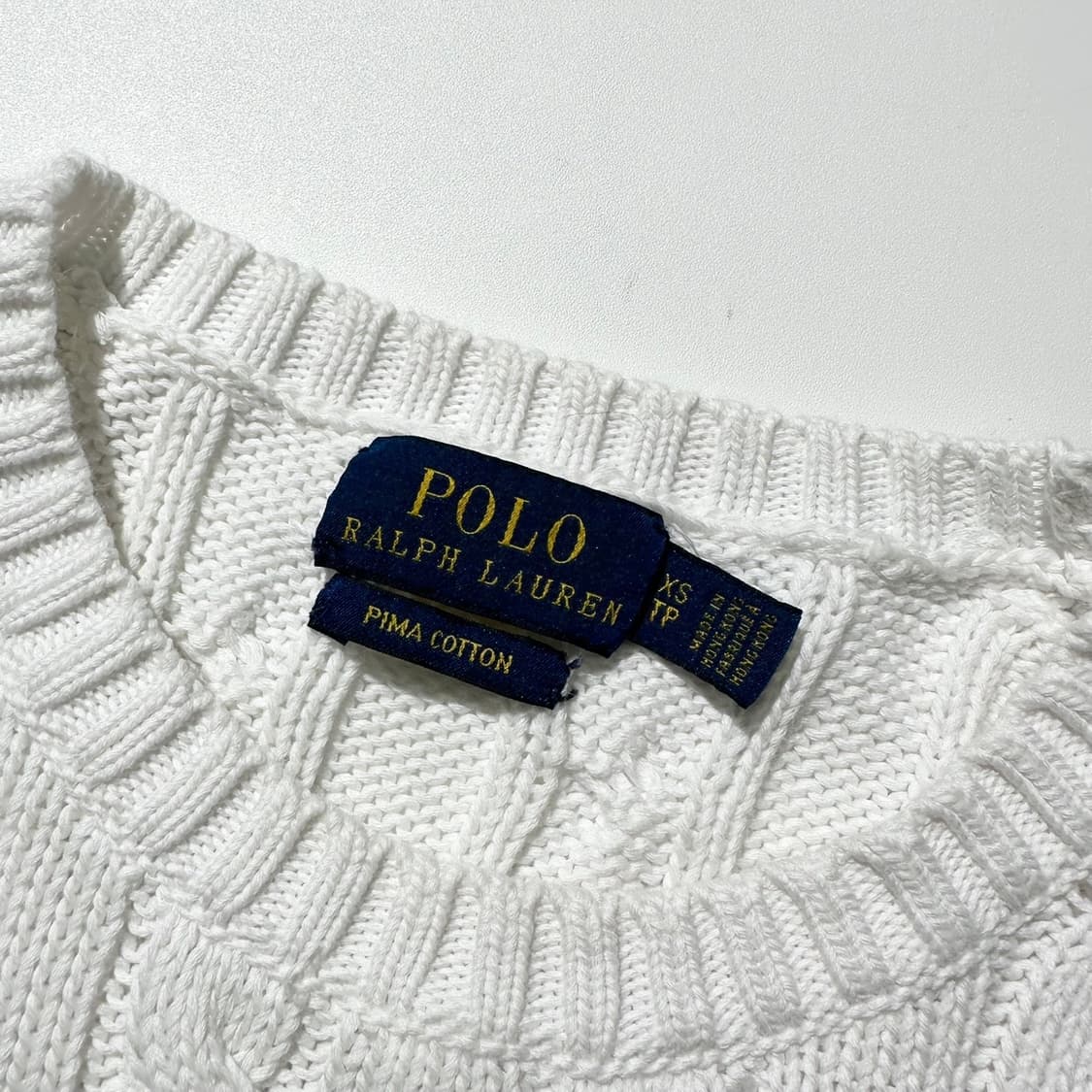 폴로 랄프로렌 케이블 반팔 니트 상품이미지4