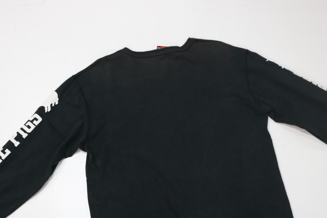 스튜디오 다치산 빈티지 NO MORE PIG 그래픽 롱 슬리브 (M) 상품이미지7